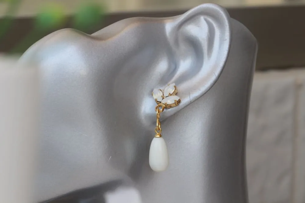 OPAL BRIDAL EARRINGS