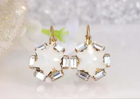 OPAL STAR EARRINGS