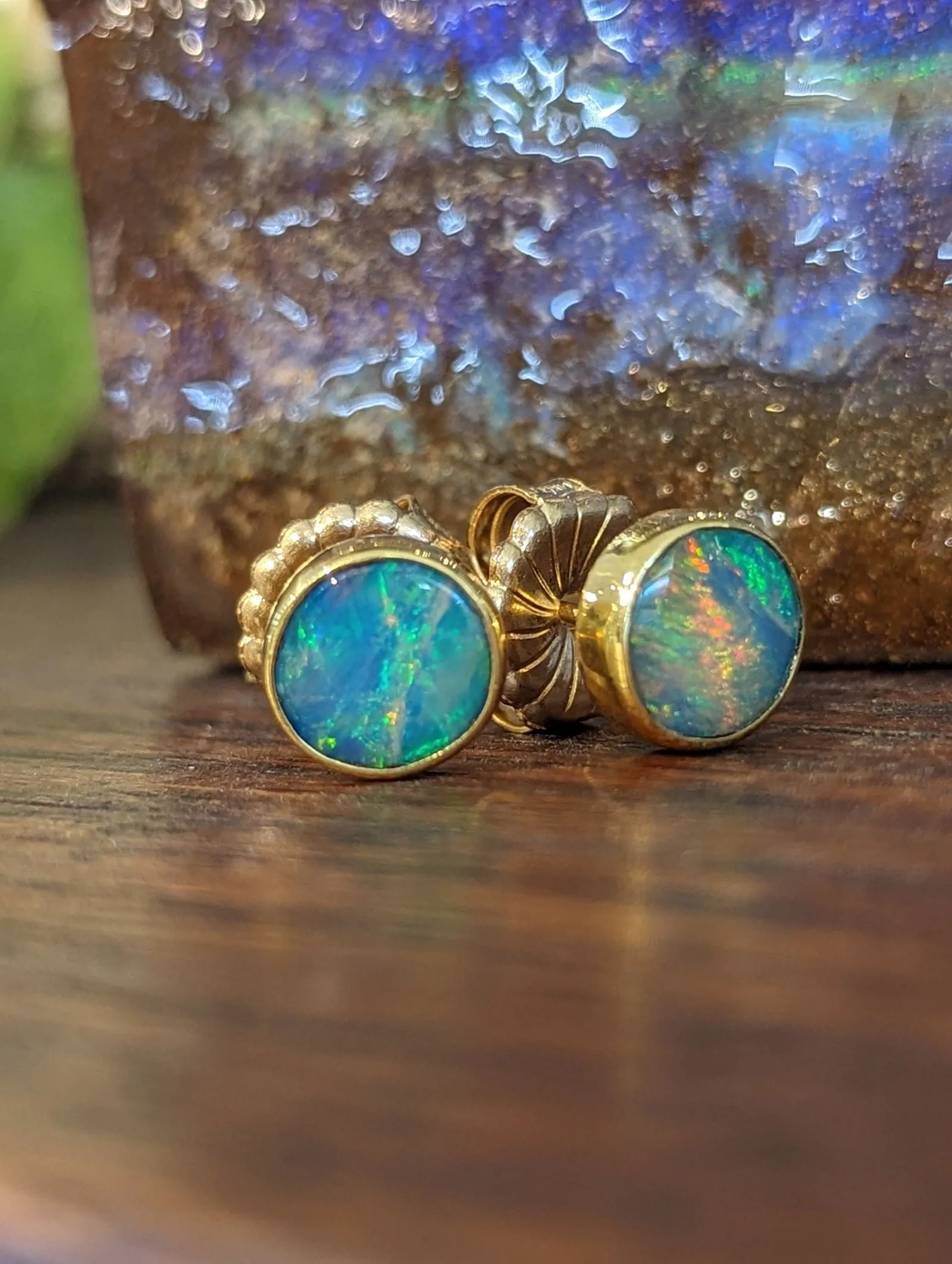 Opal Studs