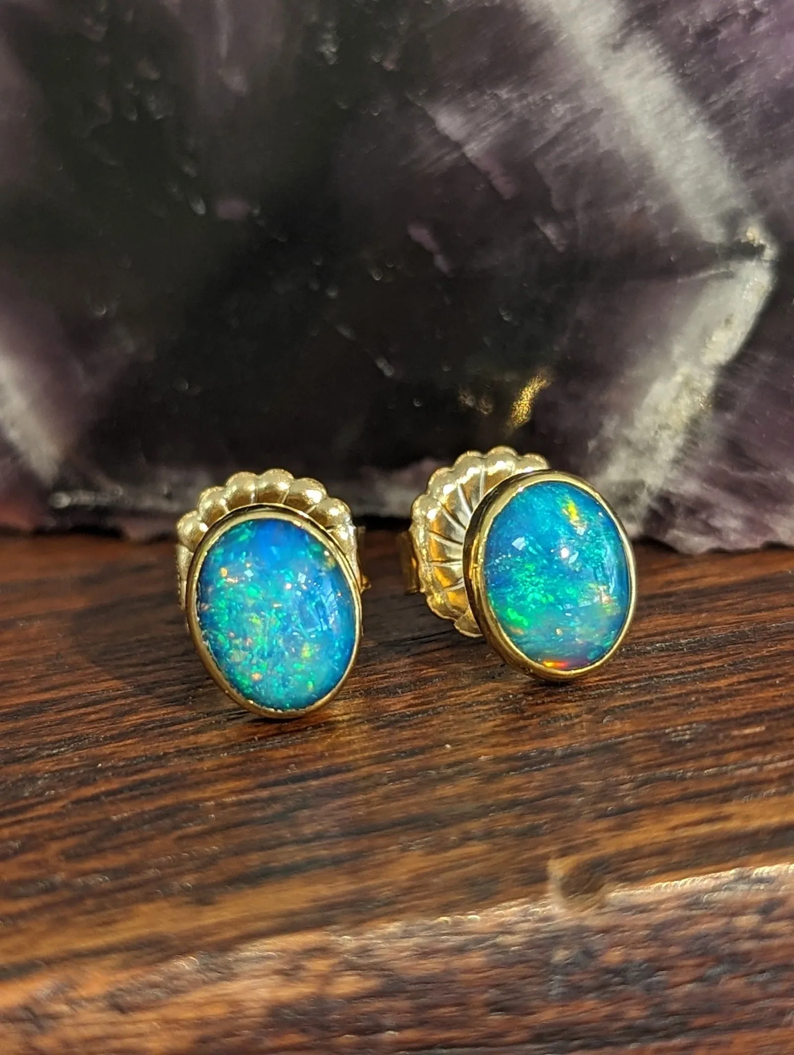 Opal Studs