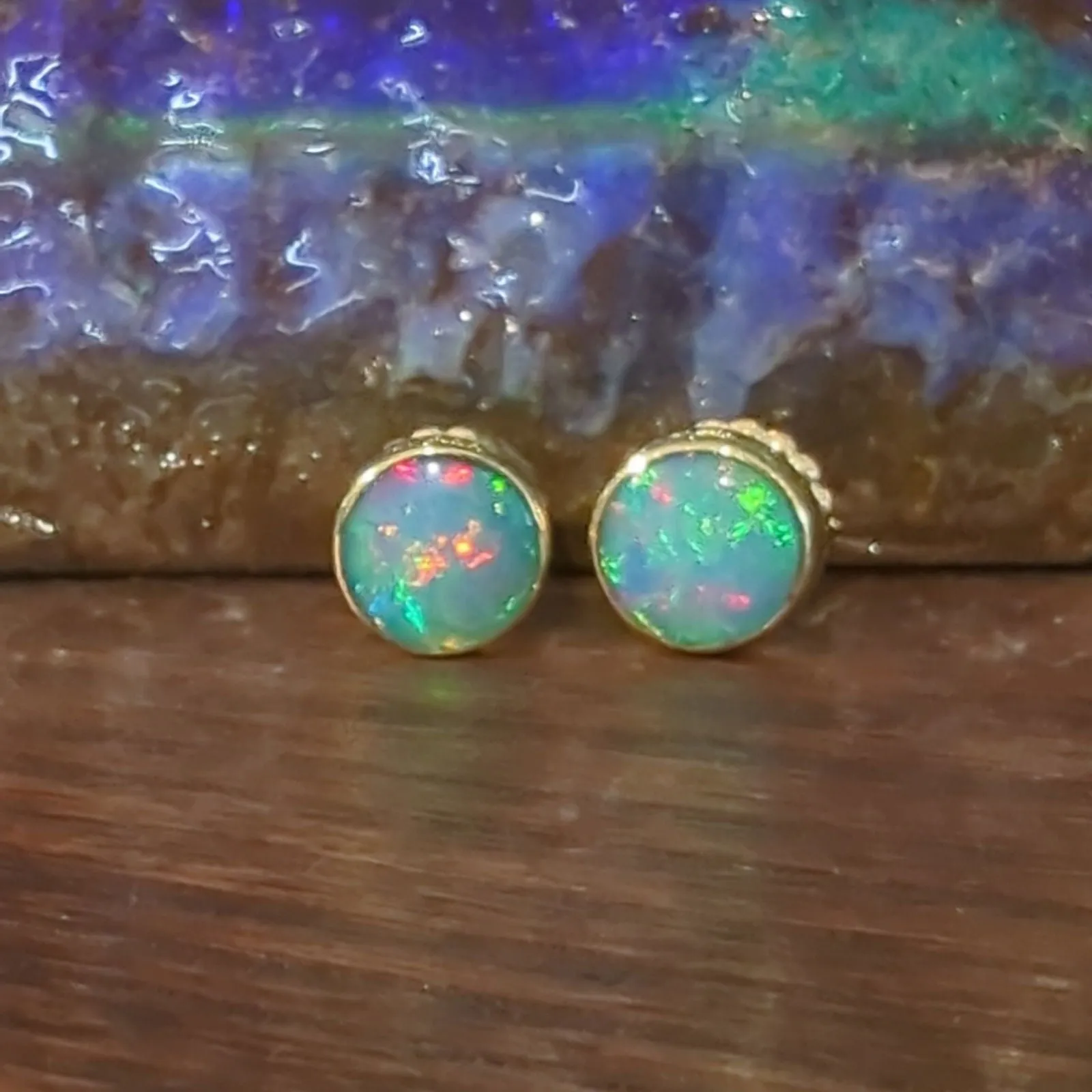 Opal Studs