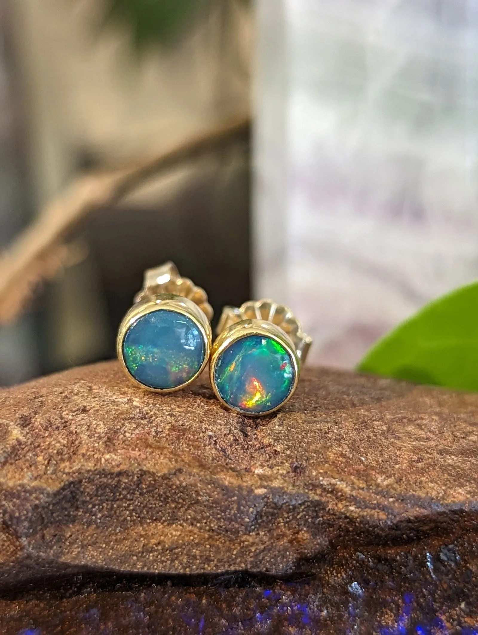 Opal Studs