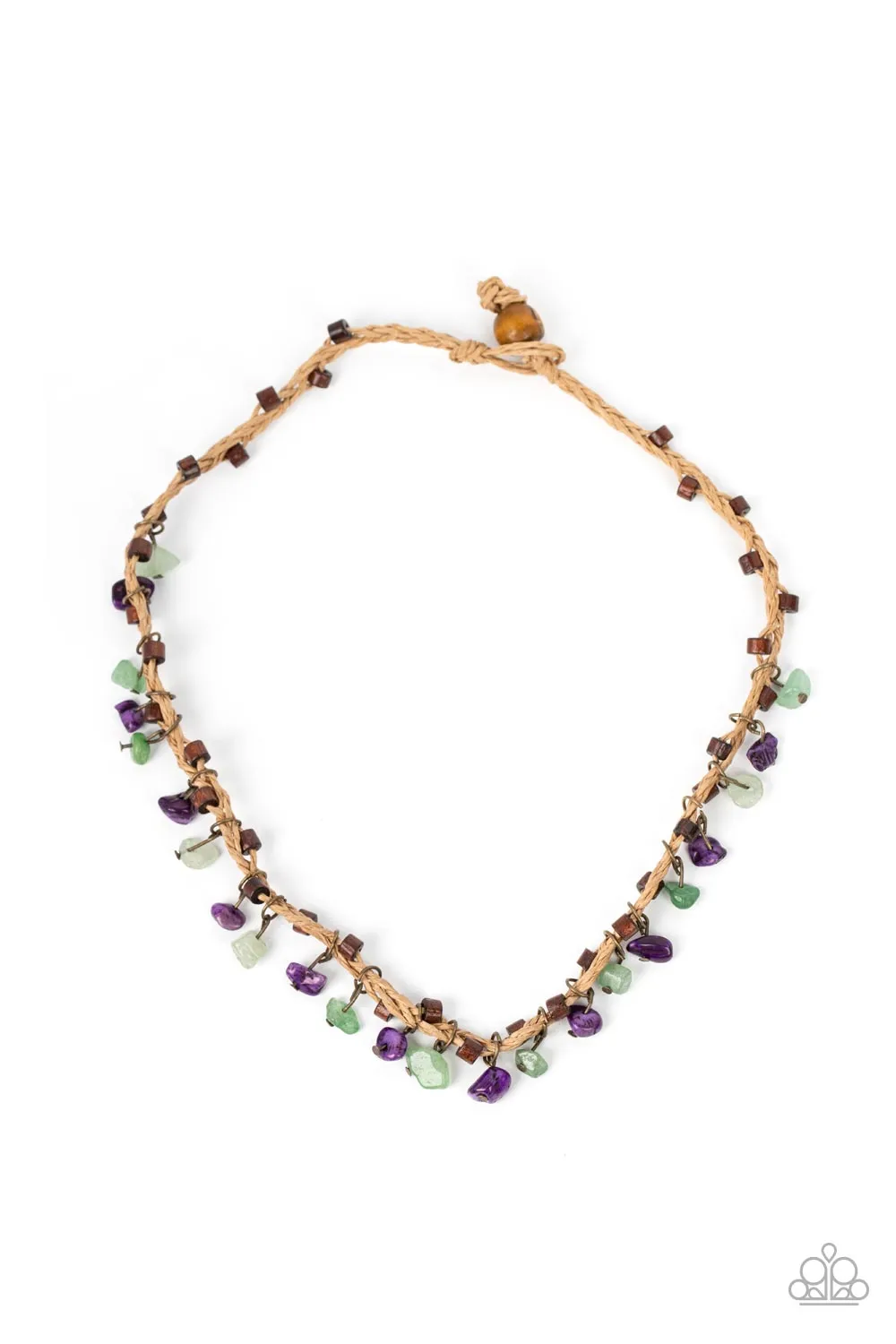 Open Door Jewelry - Canyon Voyage - Multi Necklace - Paparazzi Accessories