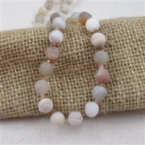Pink Light Gemstone Necklace