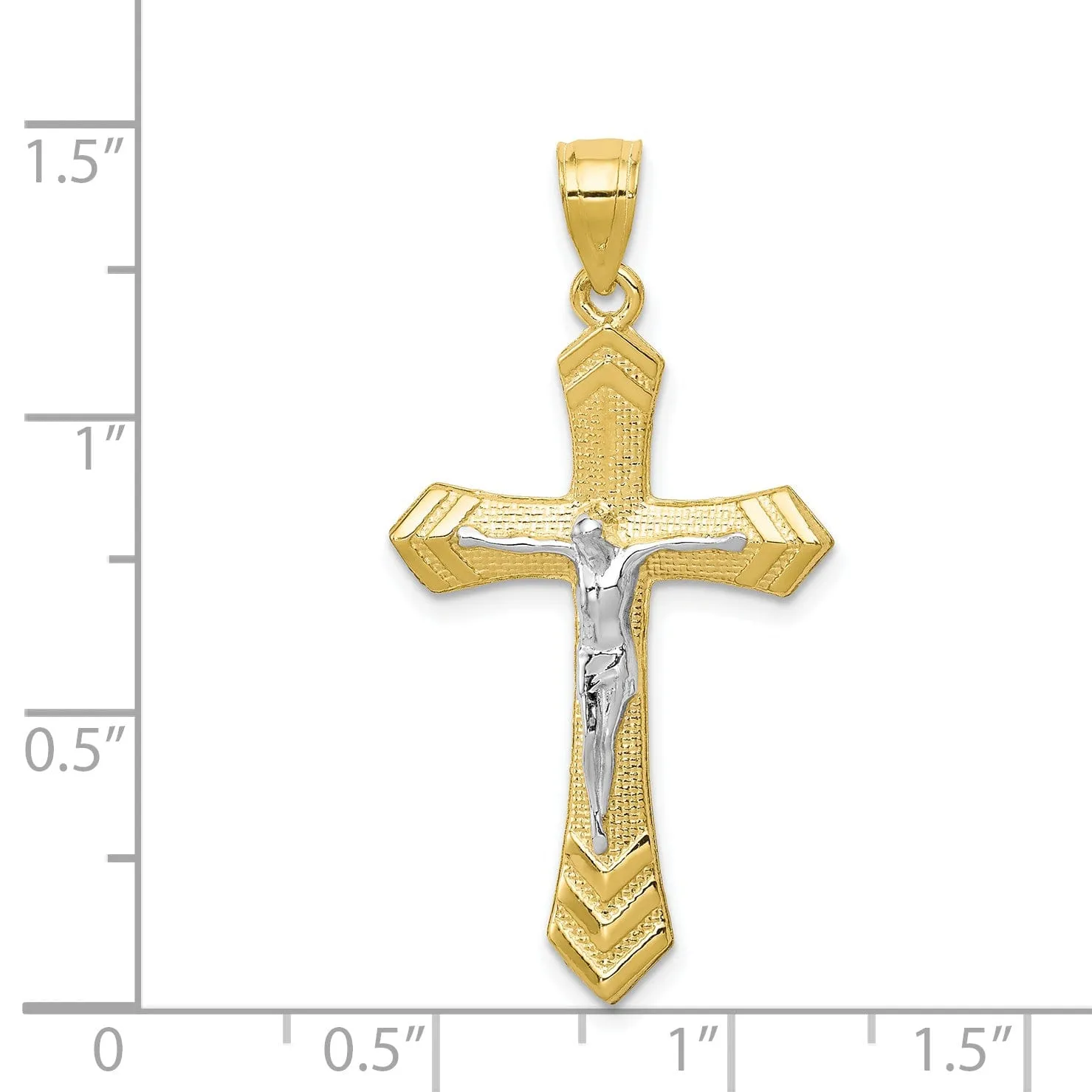 Polished Passion Crucifix Pendant
