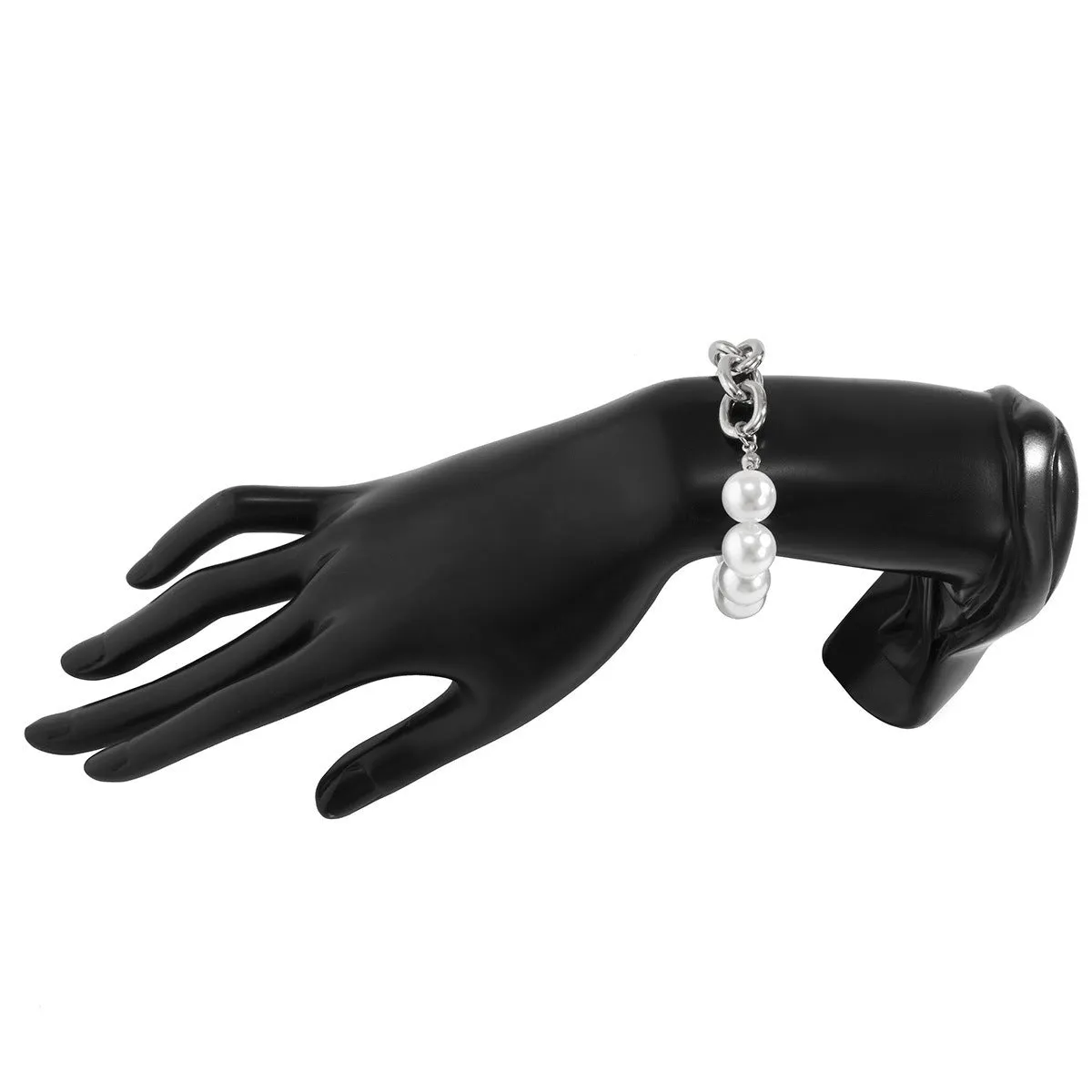 Punk Exaggerated Metal Aluminum Chain Bracele