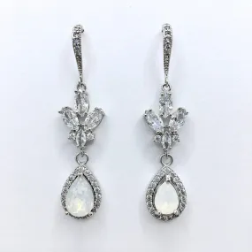 "Marielle" - Opal Bridal Earrings