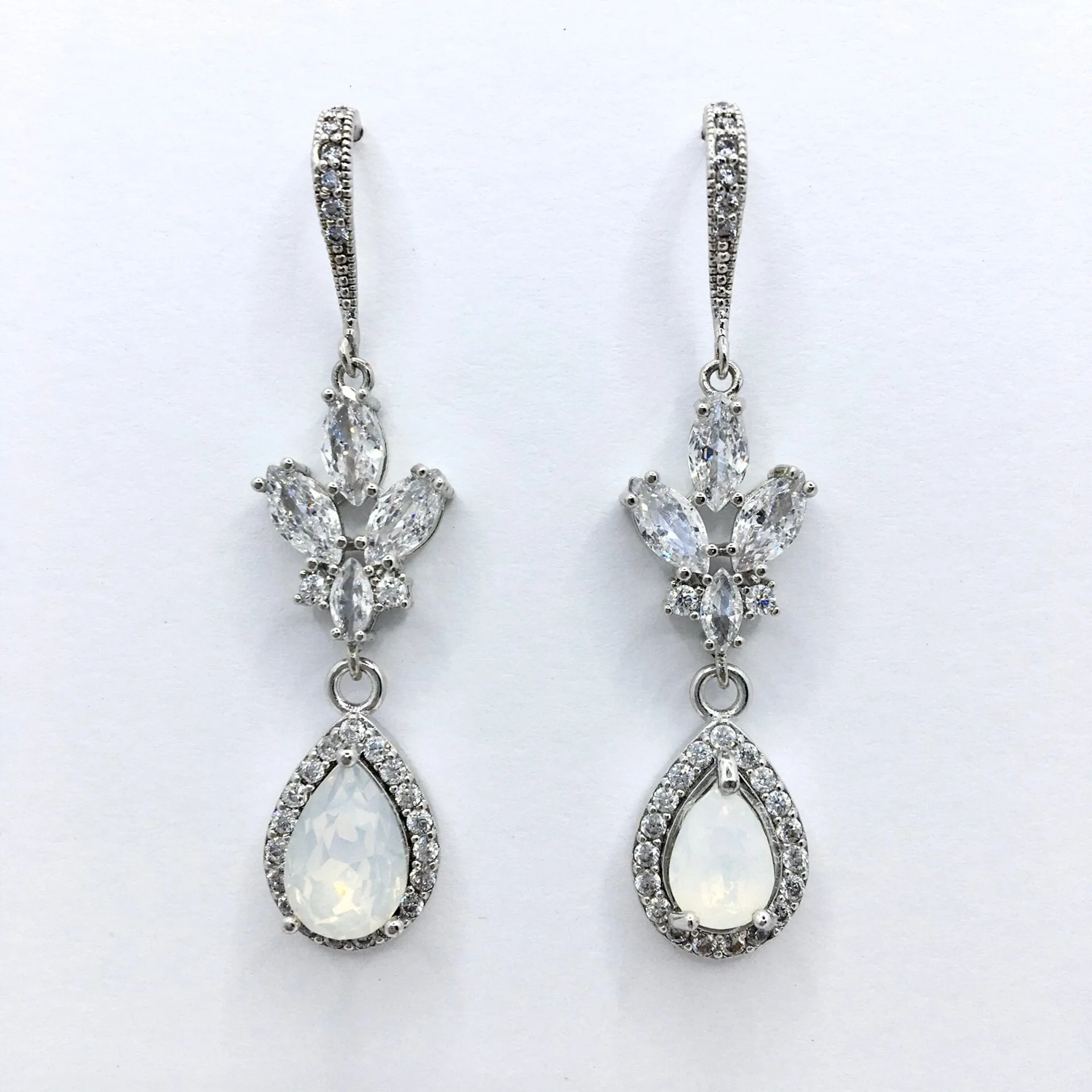 "Marielle" - Opal Bridal Earrings