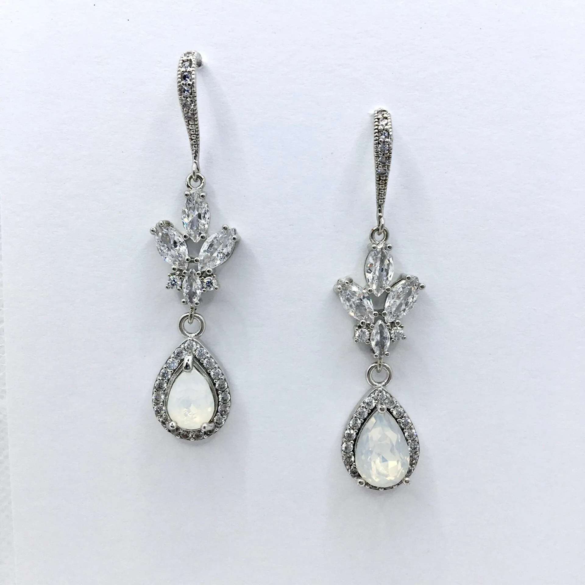 "Marielle" - Opal Bridal Earrings