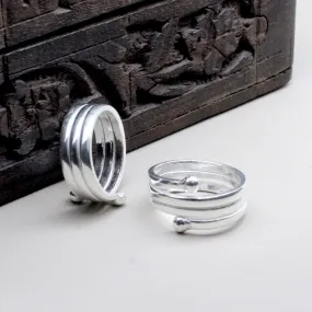 Real 925 Silver Toe Rings Indian Handmade bichia foot ring