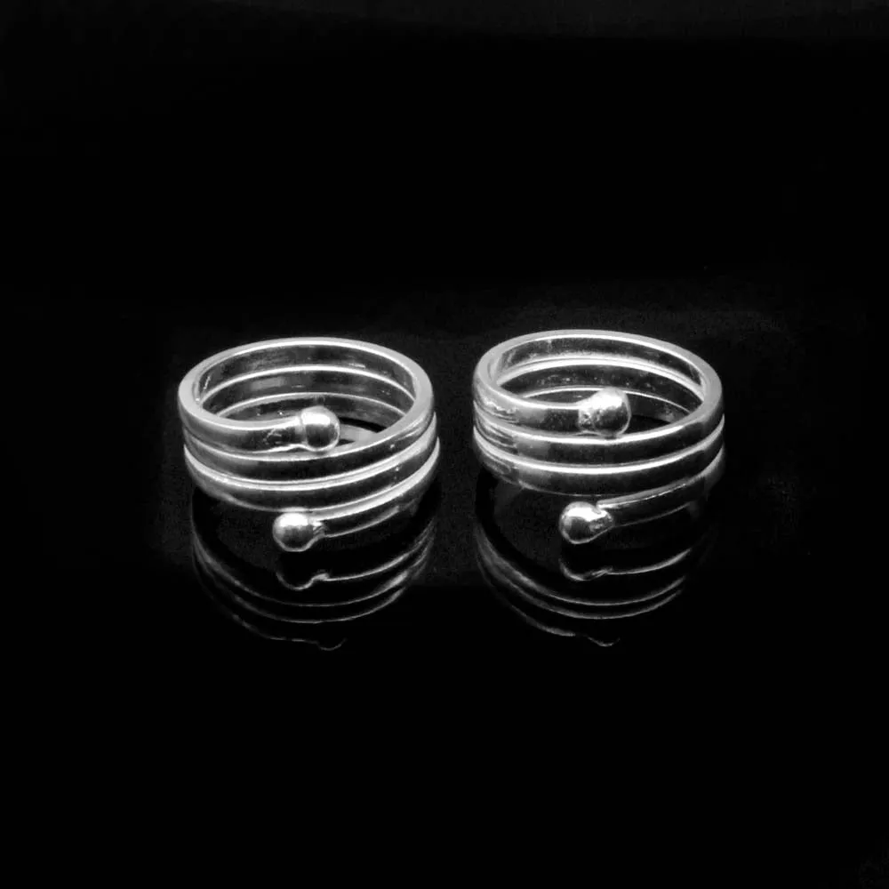 Real 925 Silver Toe Rings Indian Handmade bichia foot ring