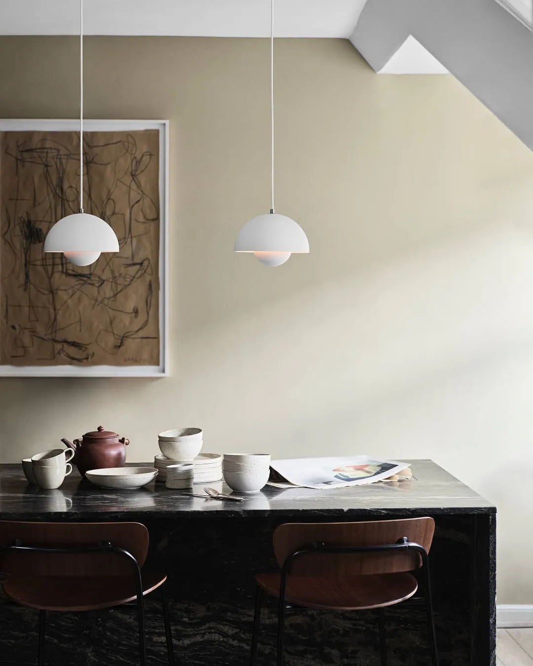 Semi-Circle Bedroom Pendant Light