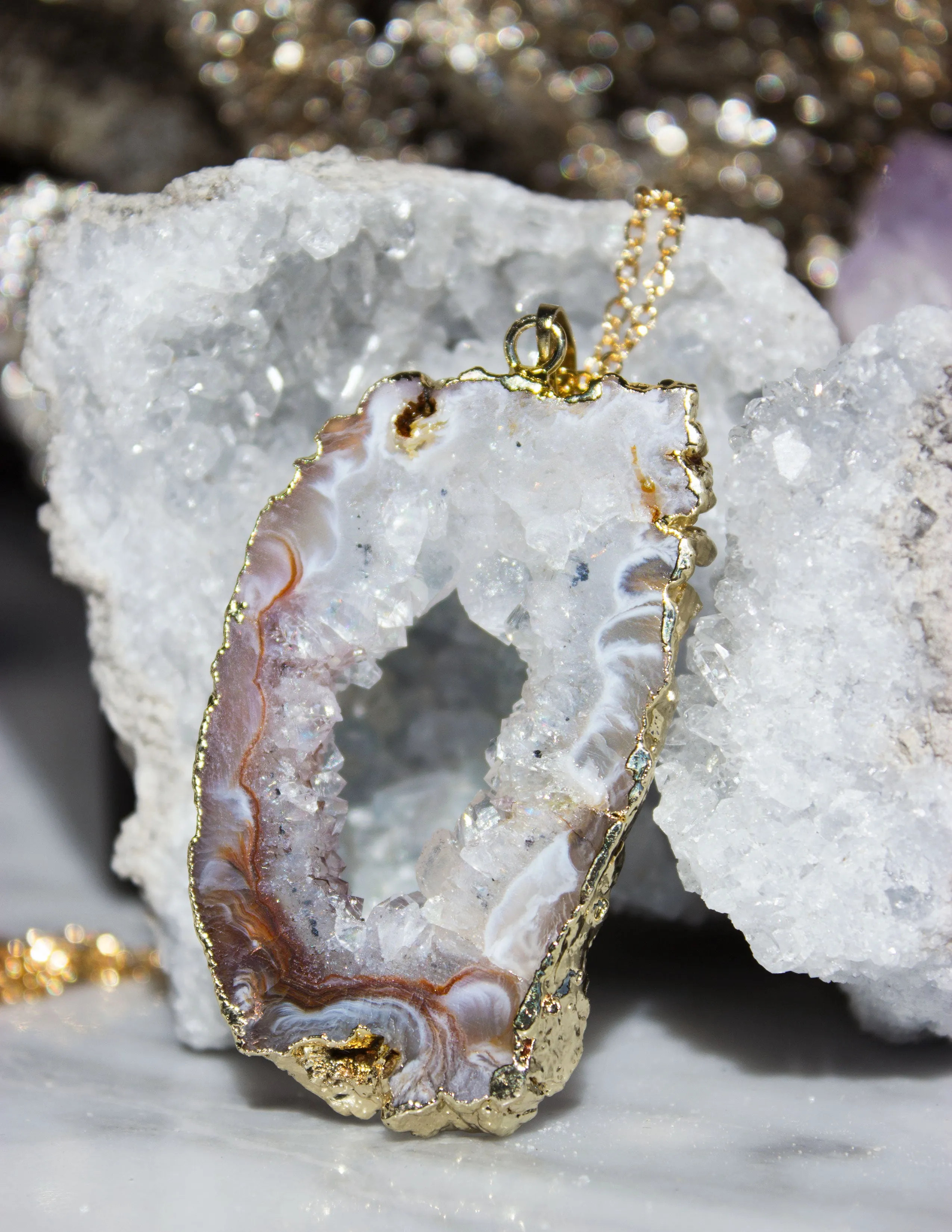 SLICED GEODE- 0233