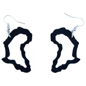 Small map of Africa earrings (3 designs) | African | Africa shaped | Natural hair | Afrocentric |