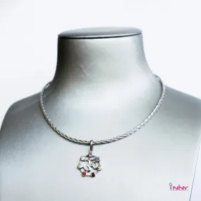 Small Ohm of 7 Chakra Pendant