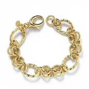 Southern Gates Athena Gold Plated Bracelet 7.5" (98851)