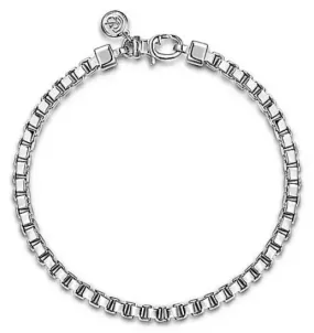 STERLING SILVER 8" Polished Box Bracelet