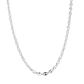 Sterling Silver Anchor Link Necklace