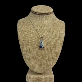 Sterling Silver Blue Dumortierite Necklace