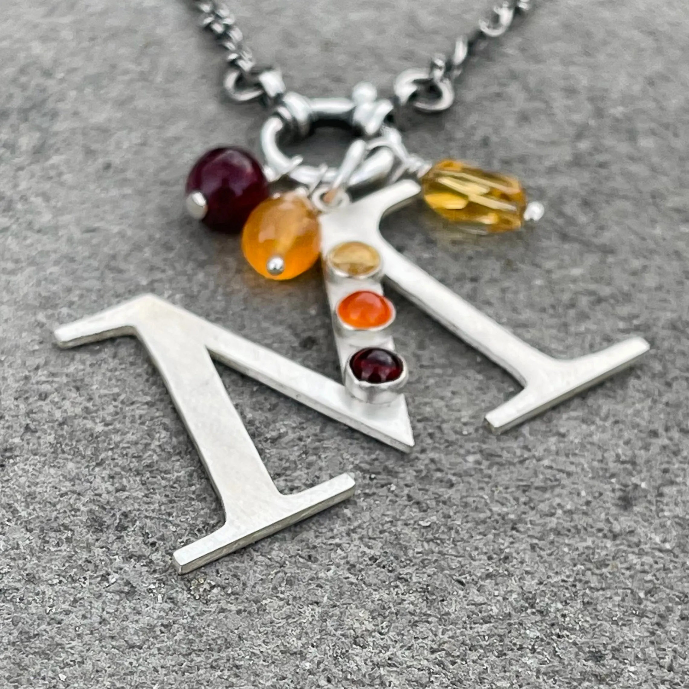 Sterling Silver Letter Charms