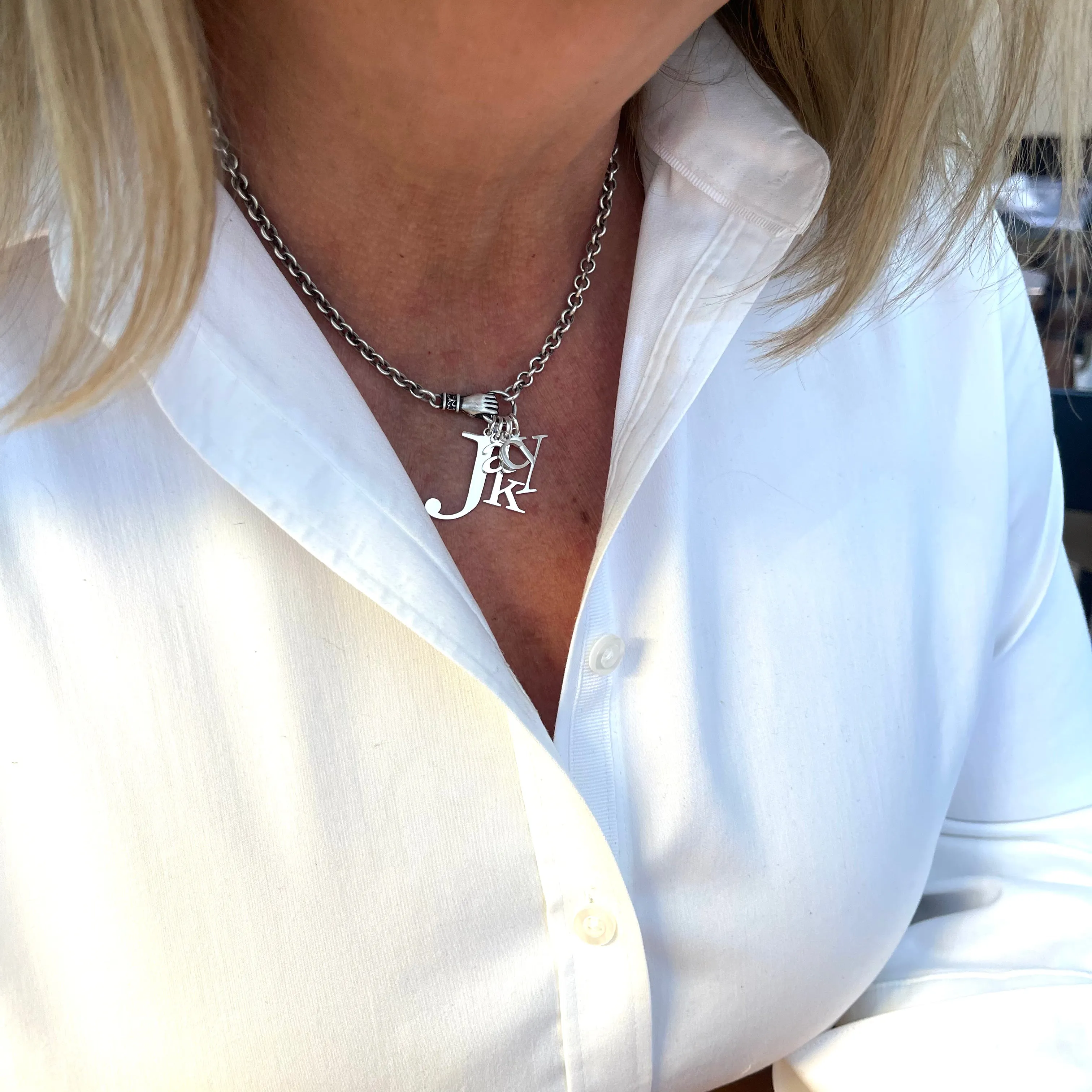 Sterling Silver Letter Charms