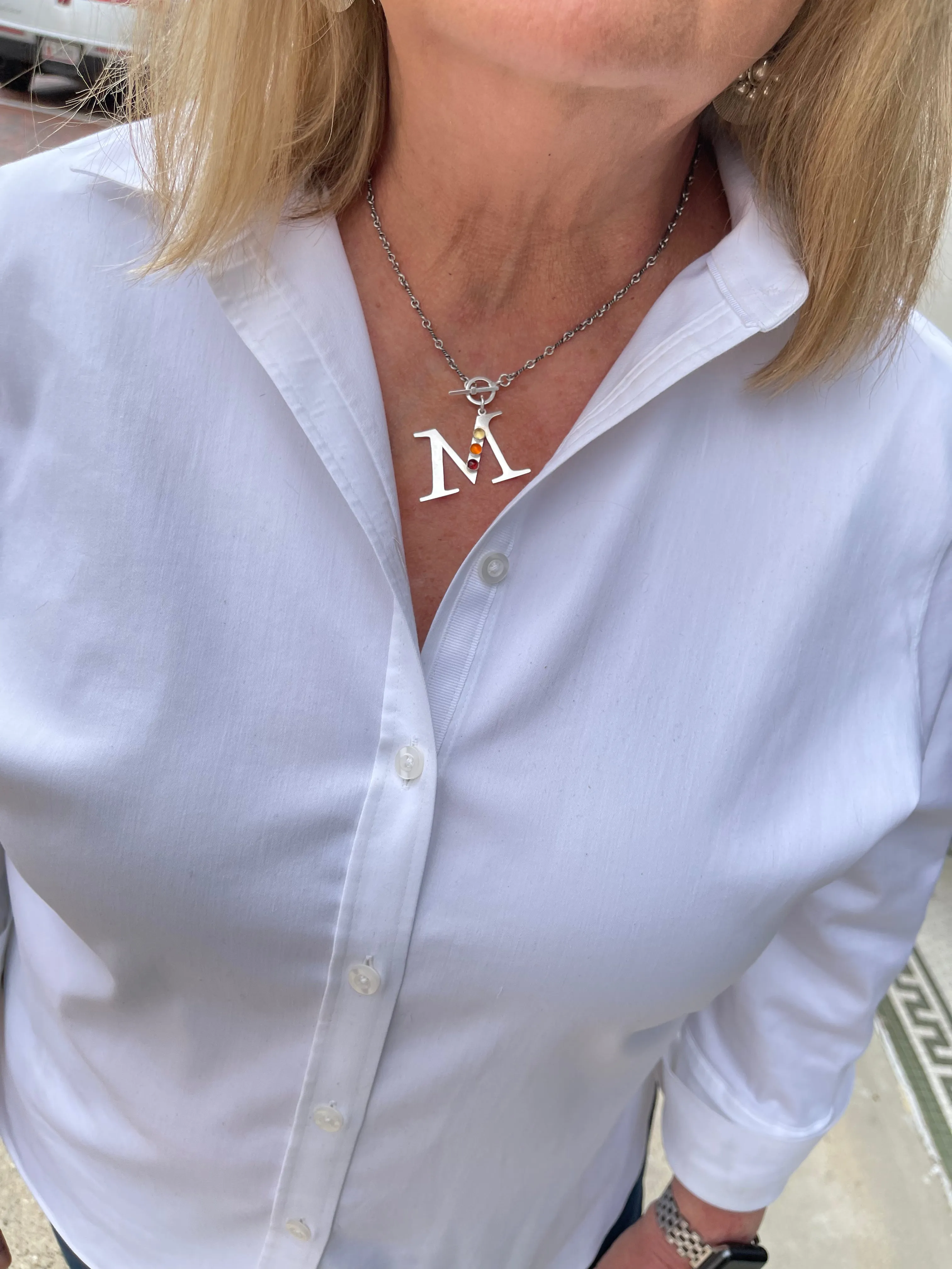 Sterling Silver Letter Charms