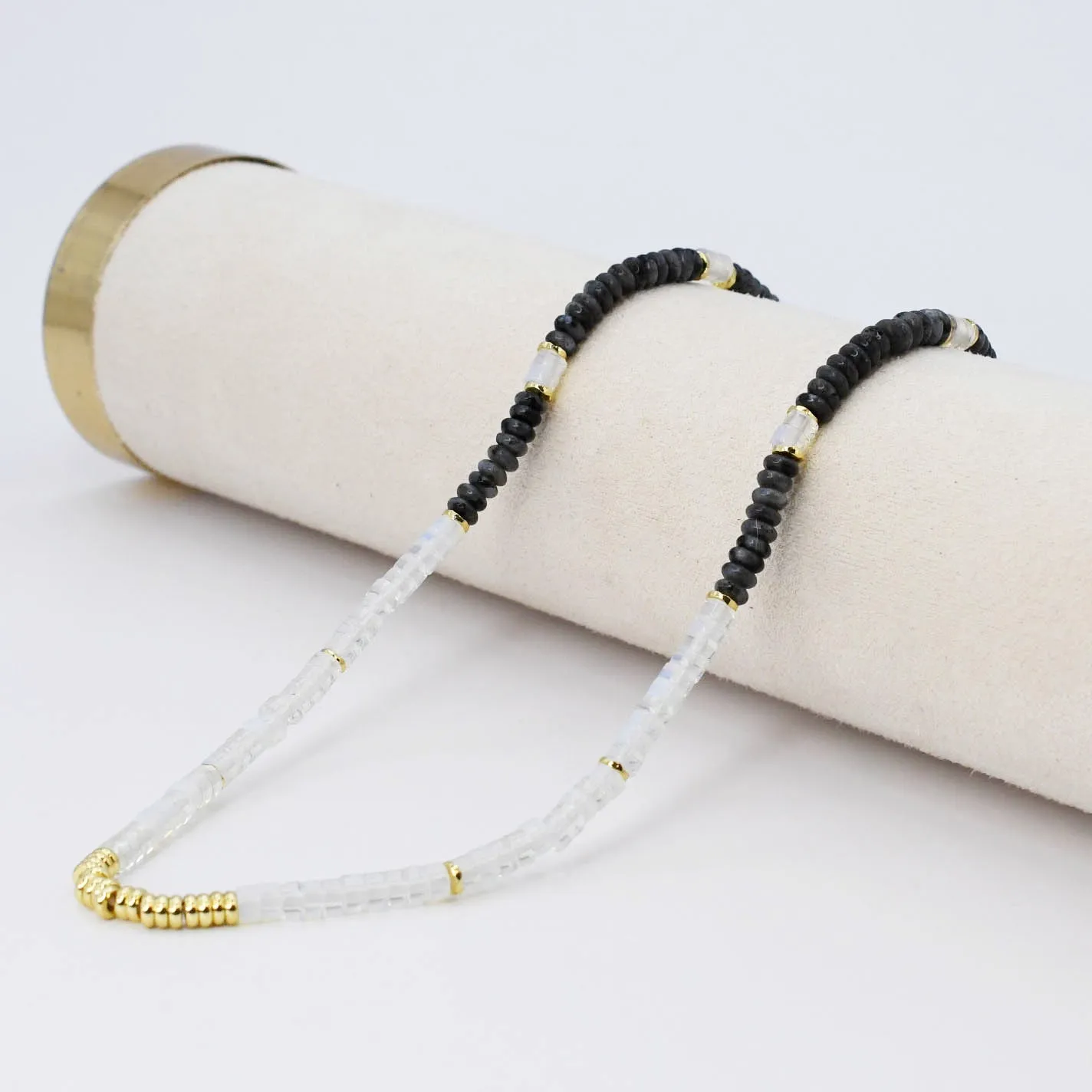 Stormy Black Sky Gemstone Necklace by Treasure Jewels