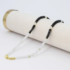 Stormy Black Sky Gemstone Necklace by Treasure Jewels