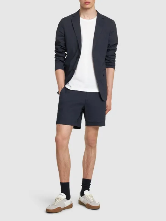 Theory   Curtis linen blend shorts 