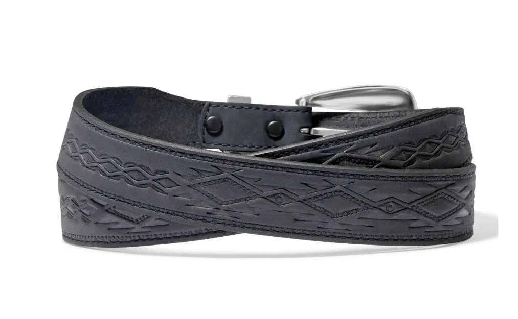 Tony Lama Black Dakota Belt