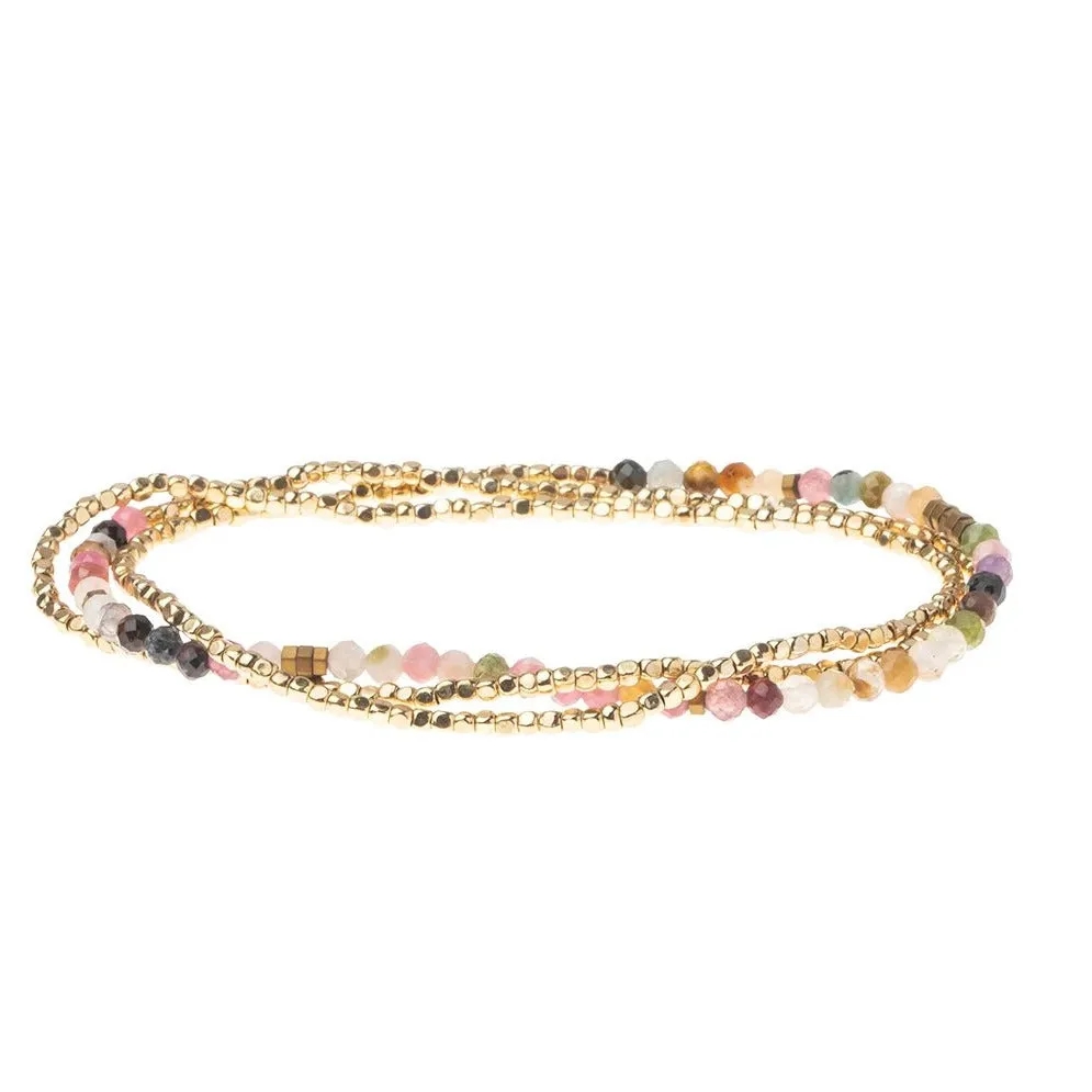 Tourmaline Gold Delicate Wrap