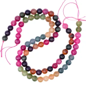 Tourmaline Watermelon 10.5mm Smooth Rounds