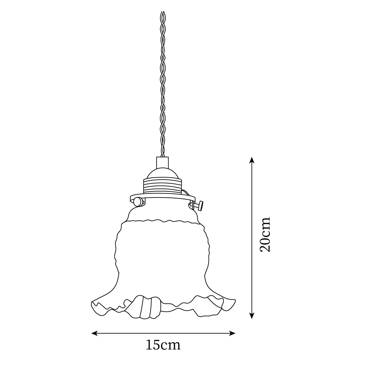 Tulips Pendant Lamp 5.9″- 7.8″