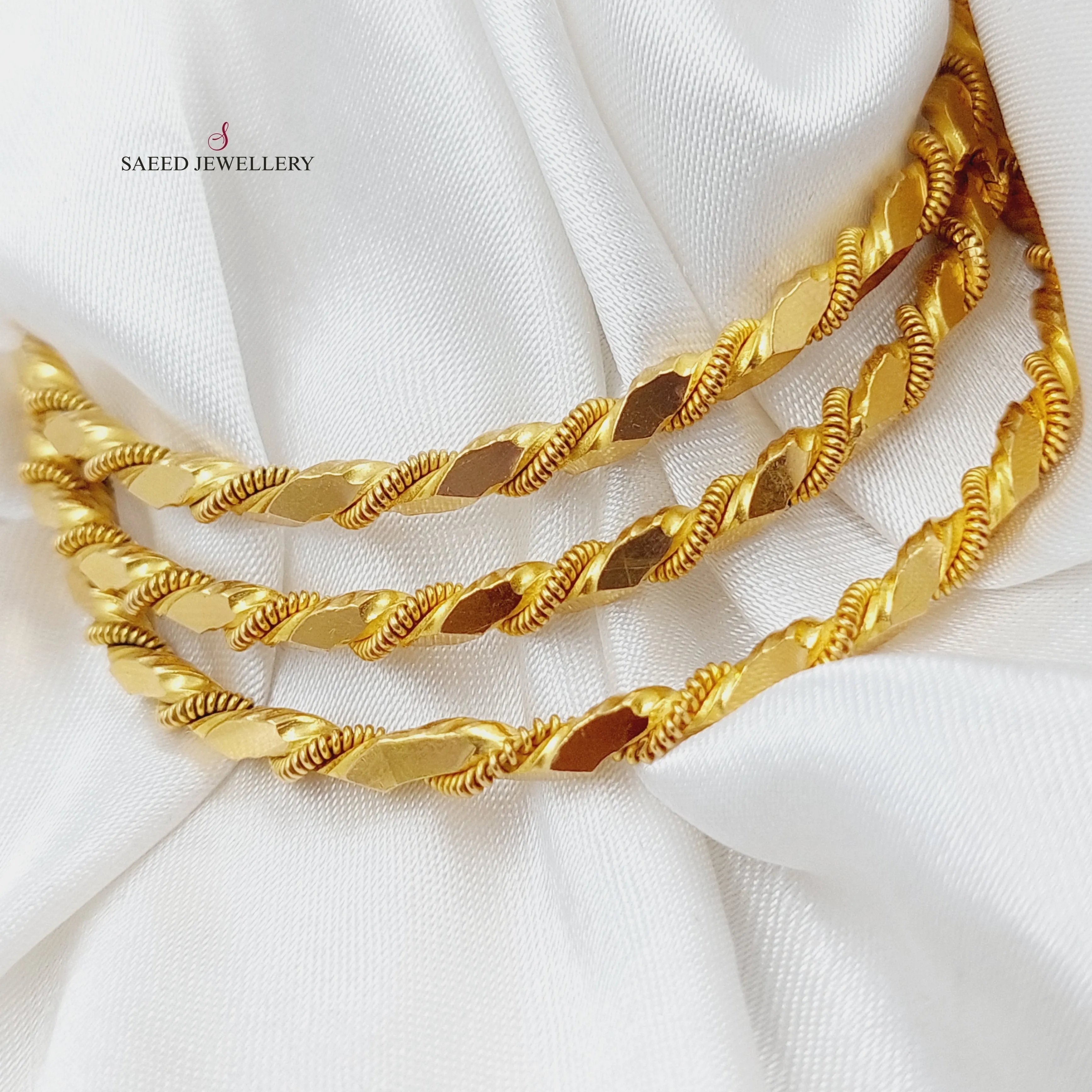 Twisted Solid Bangle