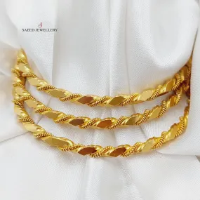 Twisted Solid Bangle