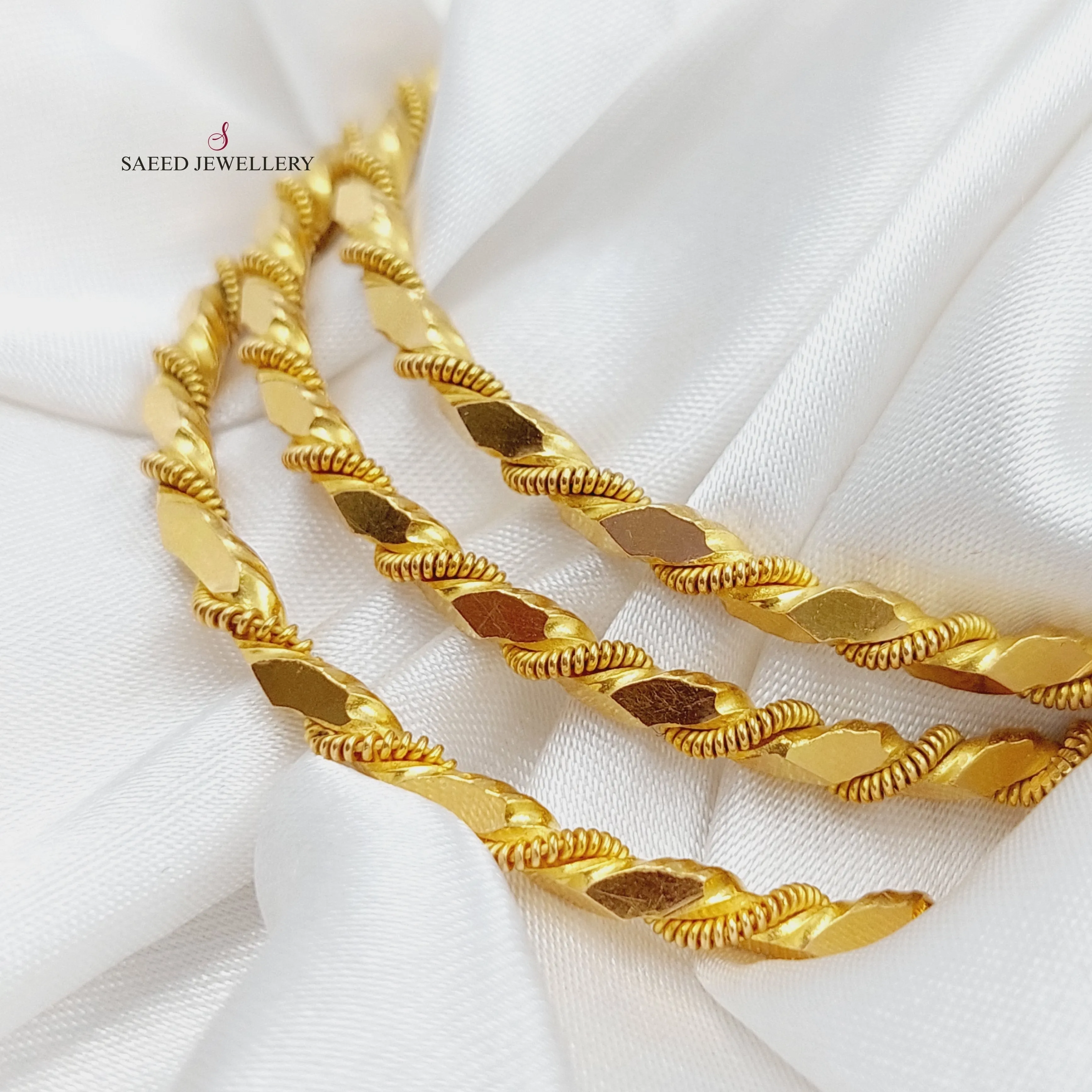Twisted Solid Bangle