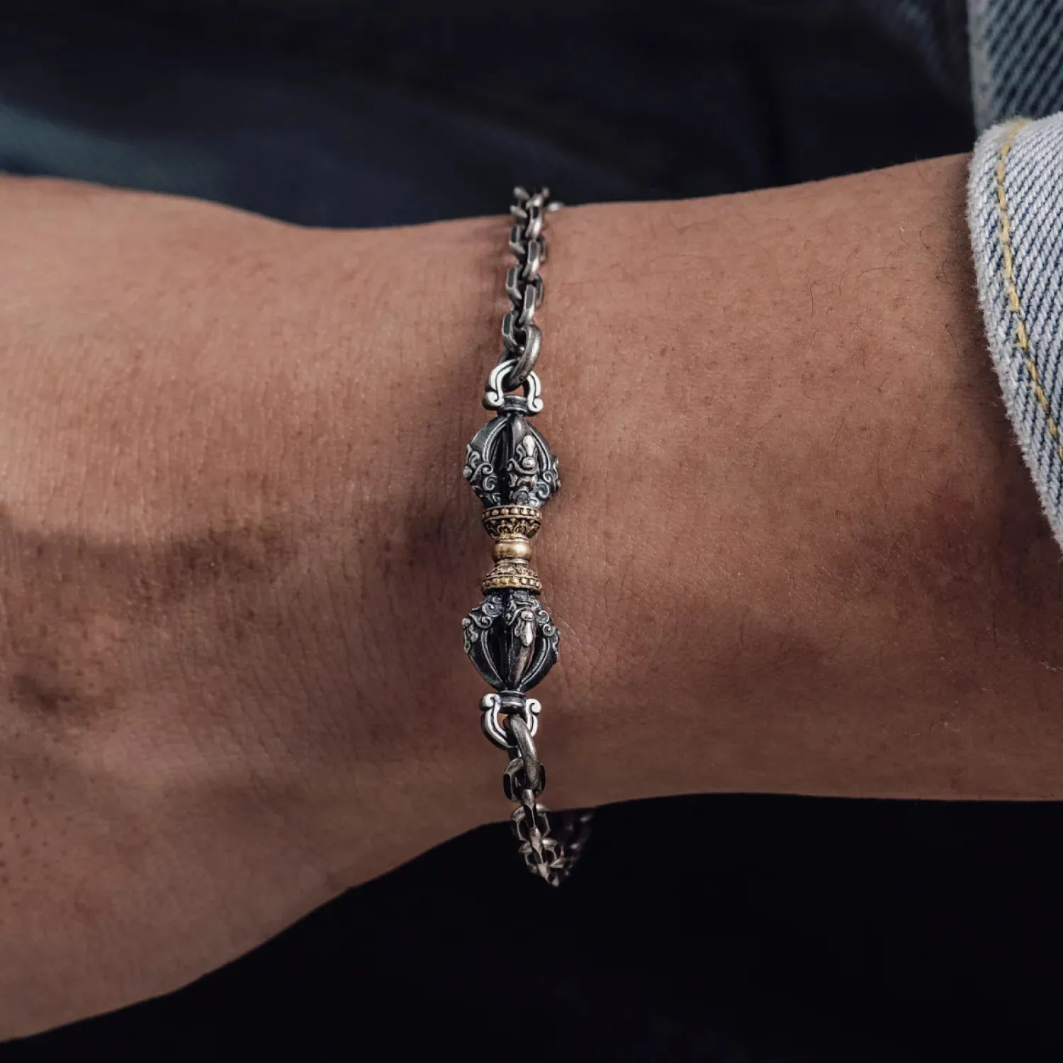 Vajra Pestle Bracelet - 4mm