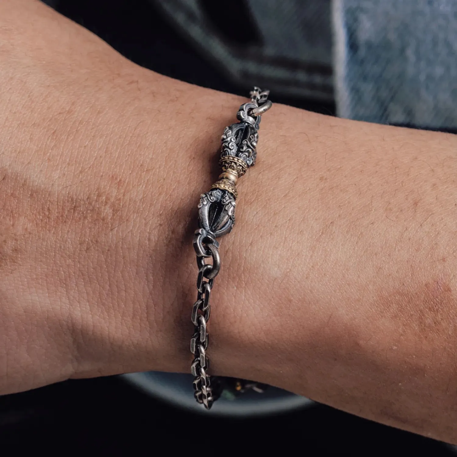 Vajra Pestle Bracelet - 4mm