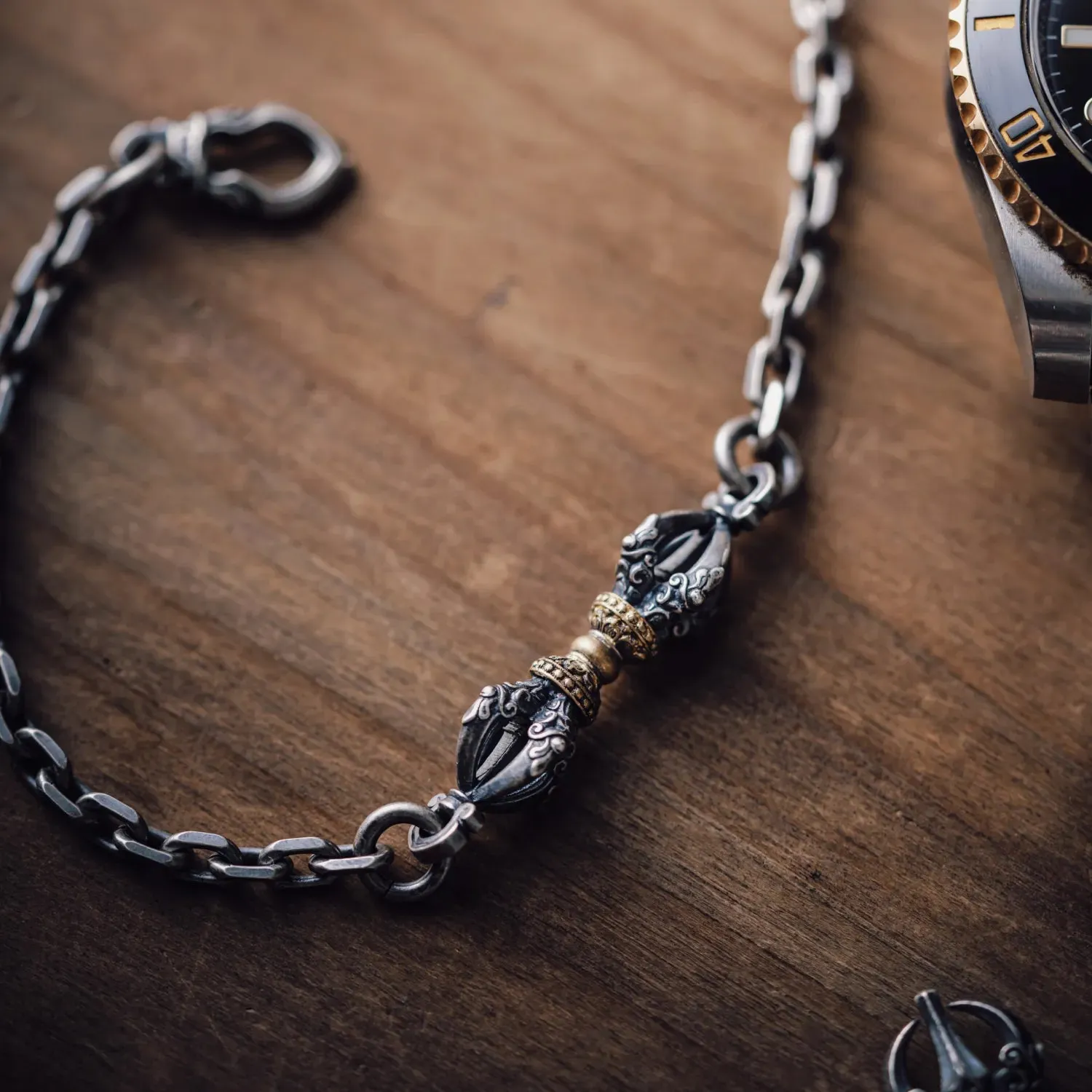 Vajra Pestle Bracelet - 4mm