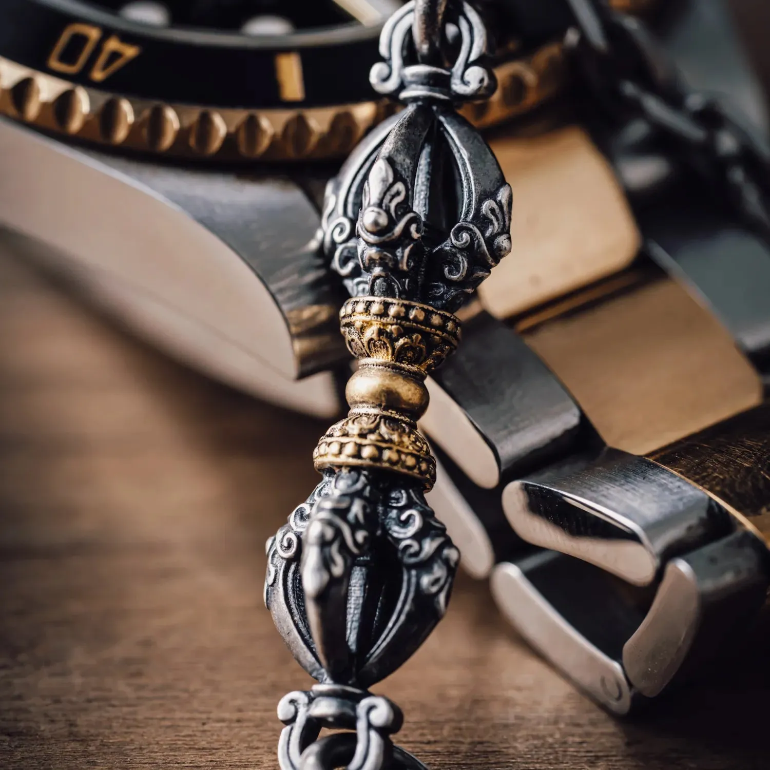 Vajra Pestle Bracelet - 4mm