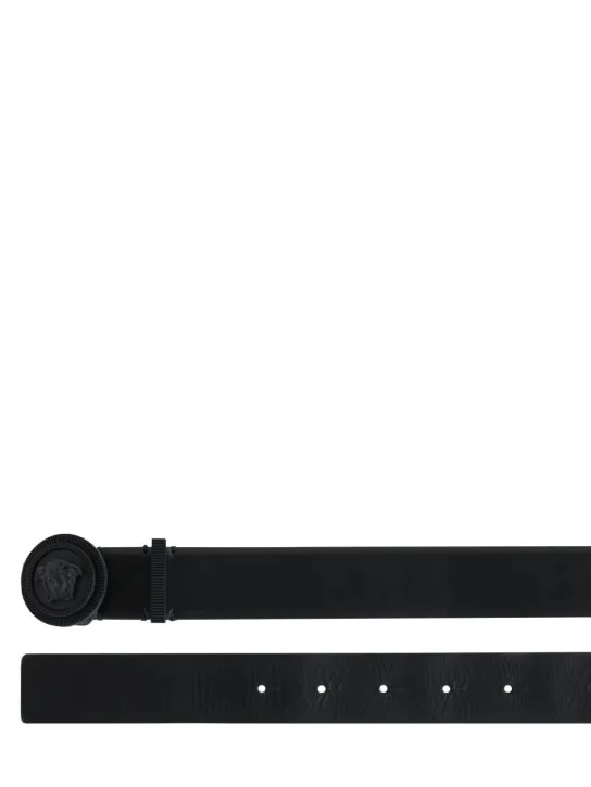 Versace   30mm Medusa leather belt 