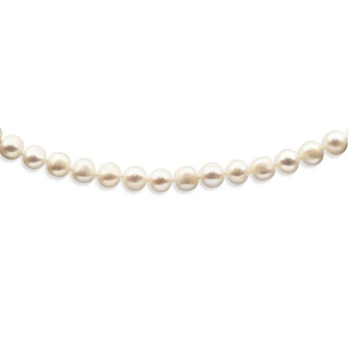 White Freshwater 160cm Long Pearl Necklace